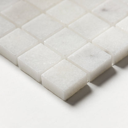Carrara T Polished 1x1 Marble Mosaic