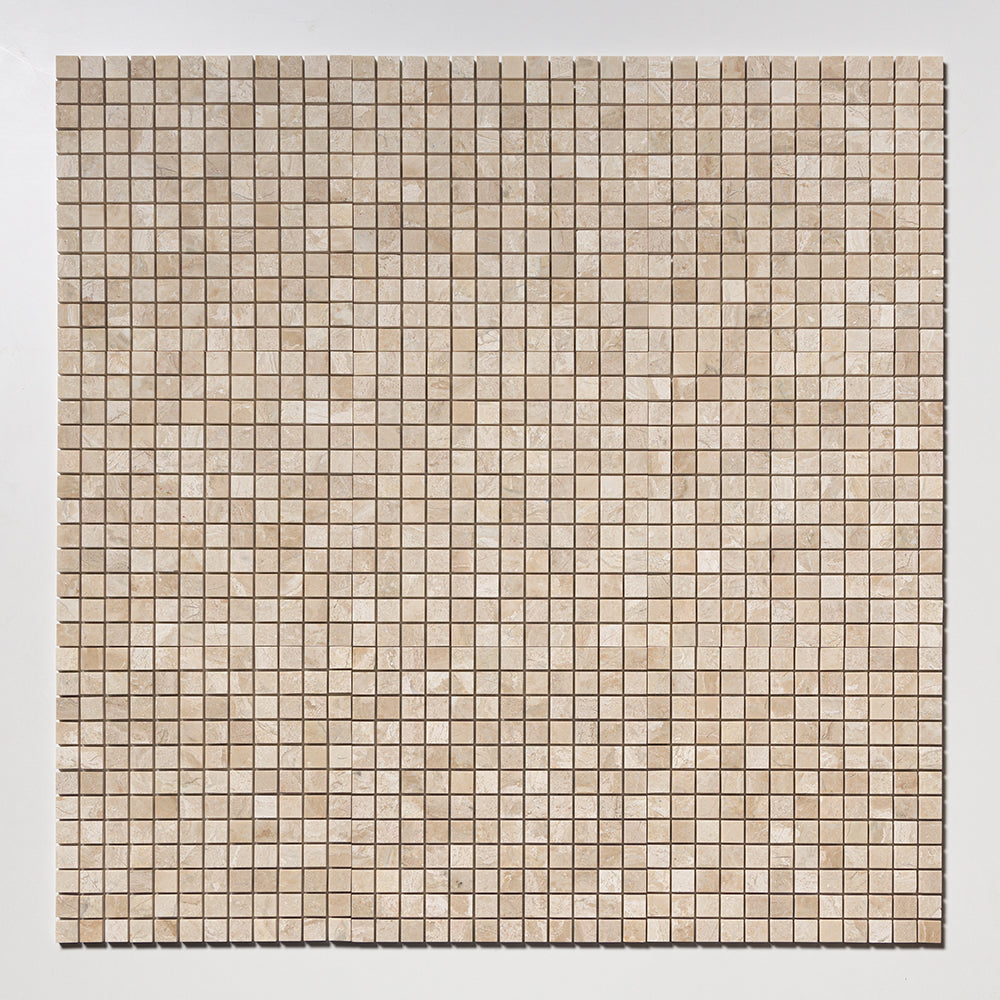 Royal Beige Polished 1x1 Marble Mosaic