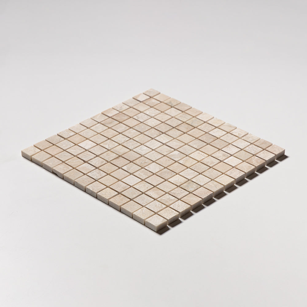 Royal Beige Polished 1x1 Marble Mosaic