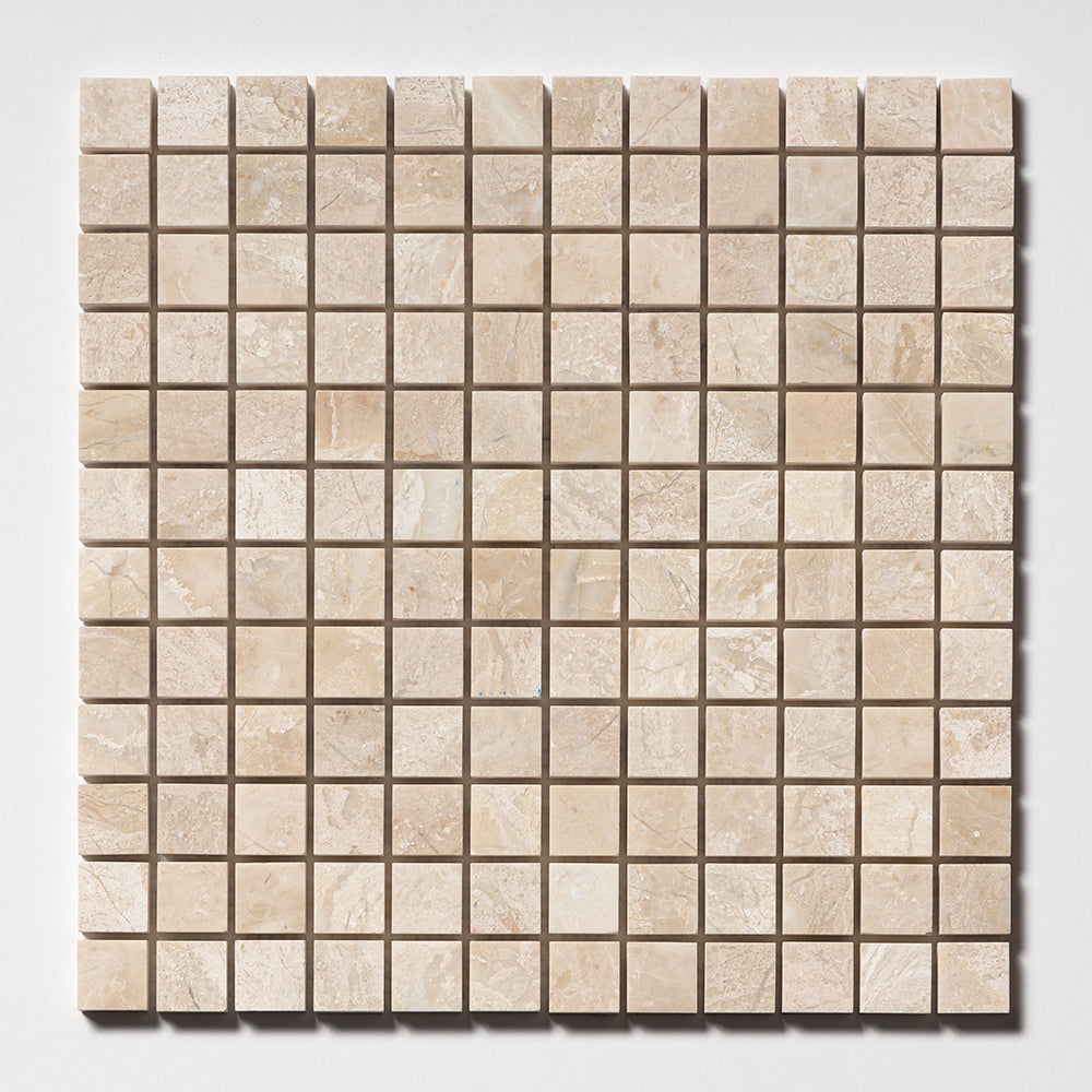 Royal Beige Polished 1x1 Marble Mosaic