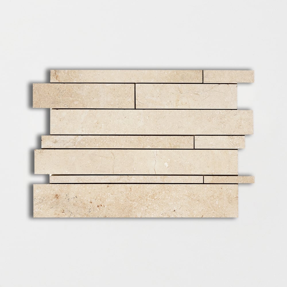 Jerusalem Honed Slides Limestone Mosaic