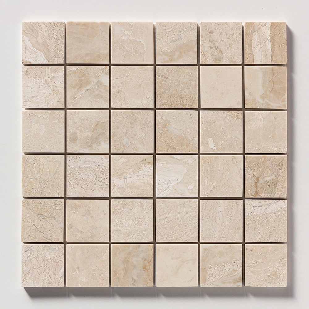 Royal Beige Polished 2x2 Marble Mosaic