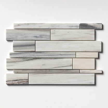 Silver Sky Polished Slides Marble Mosaic