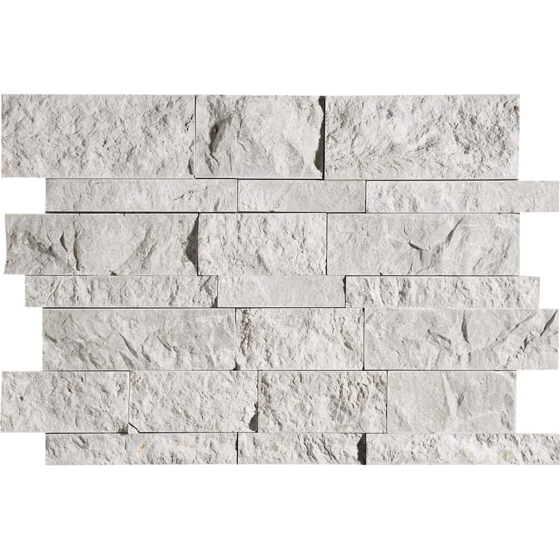 Sky Blue Split Face Slides Marble Mosaic