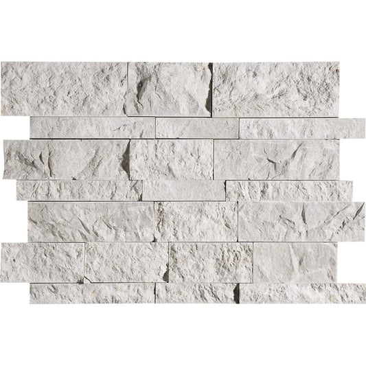 Sky Blue Split Face Slides Marble Mosaic