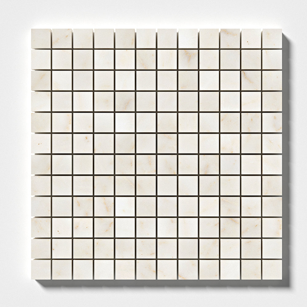 European Sugar Polished 1x1 Marble Mosaic