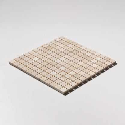 Royal Beige Honed 1x1 Marble Mosaic
