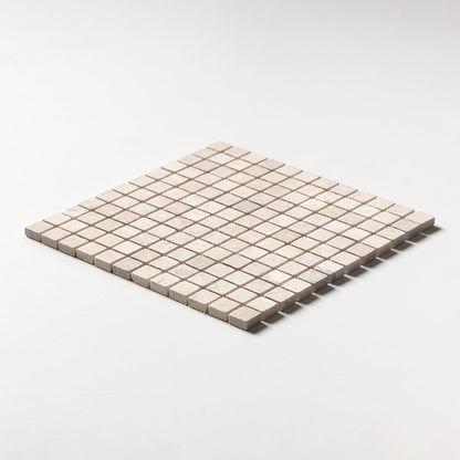 Royal Beige Tumbled 1x1 Marble Mosaic