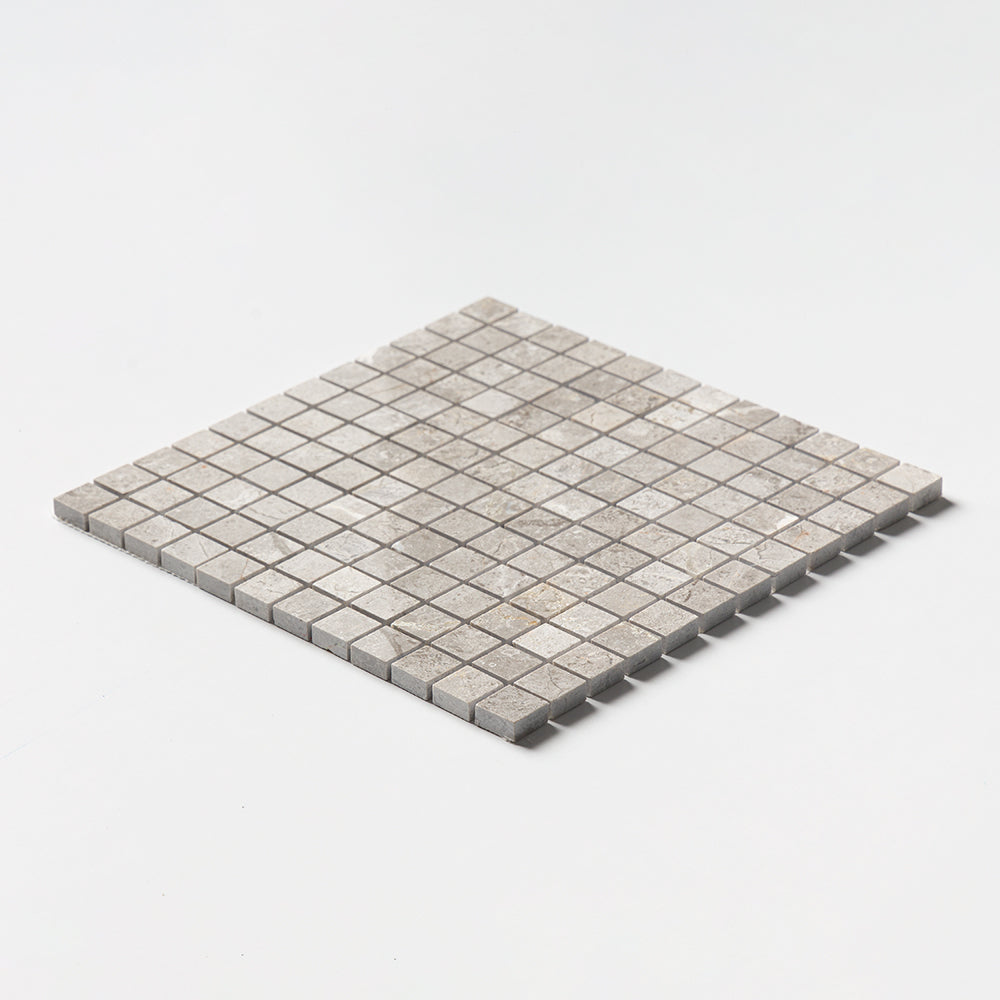 Silver Mystique Polished 1x1 Marble Mosaic