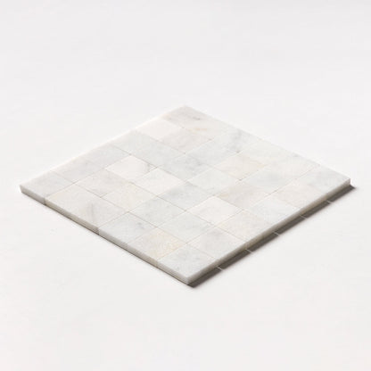Calacatta T Honed 2x2 Marble Mosaic