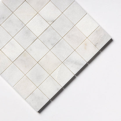 Calacatta T Honed 2x2 Marble Mosaic