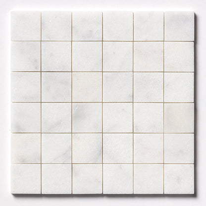 Calacatta T Honed 2x2 Marble Mosaic