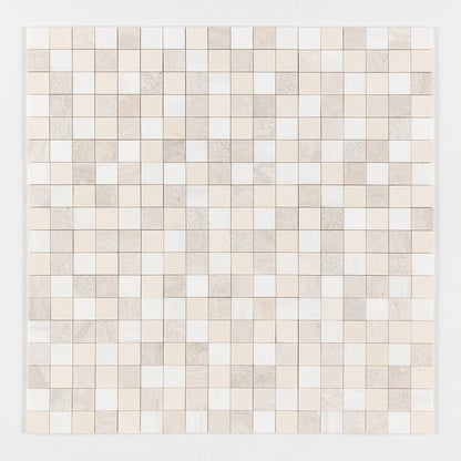 Paris Textura 2x2 Limestone Mosaic