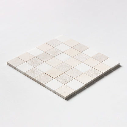 Paris Textura 2x2 Limestone Mosaic