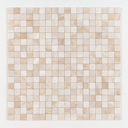 Royal Beige Textured 2x2 Marble Mosaic