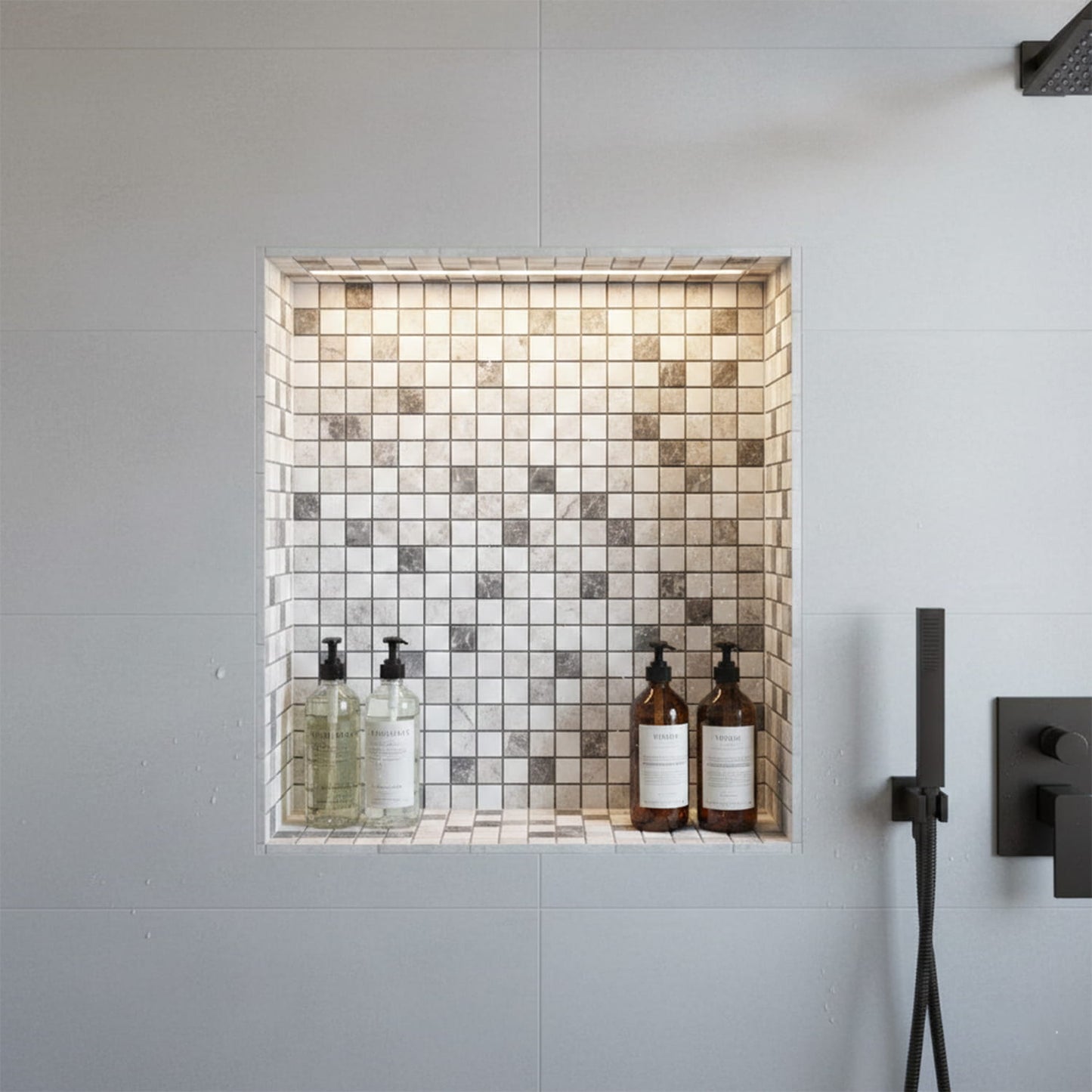Granada Blend Polished 1x1 Marble Mosaic