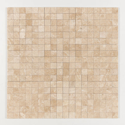 Delicate Beige Polished 2x2 Marble Mosaic