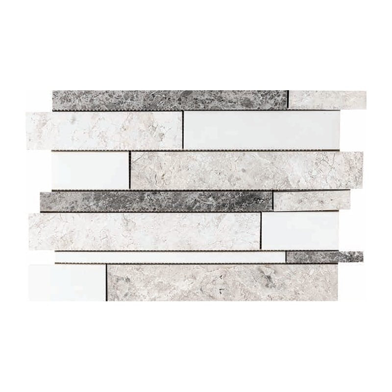 Granada Blend Polished Slides Marble Mosaic