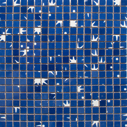 Marine Glossy Der Vogel Colore Look Ceramic Mosaic