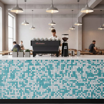 Grad Glossy Ciel Colore Look Ceramic Mosaic