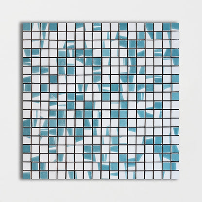 Grad Glossy Ciel Colore Look Ceramic Mosaic