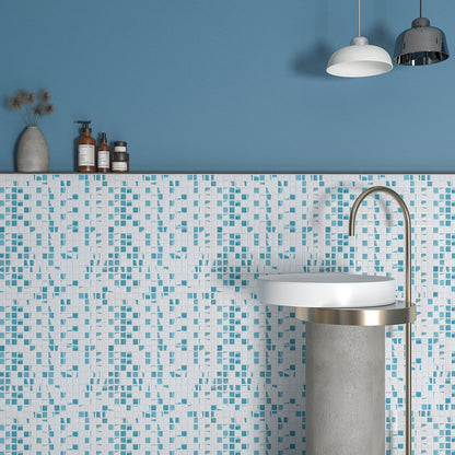 Grad Glossy Ciel Colore Look Ceramic Mosaic