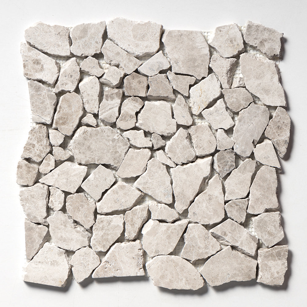 Sky Blue Multi Finish Palladian Marble Mosaic