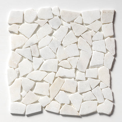 Calacatta T Multi Finish Palladian Marble Mosaic
