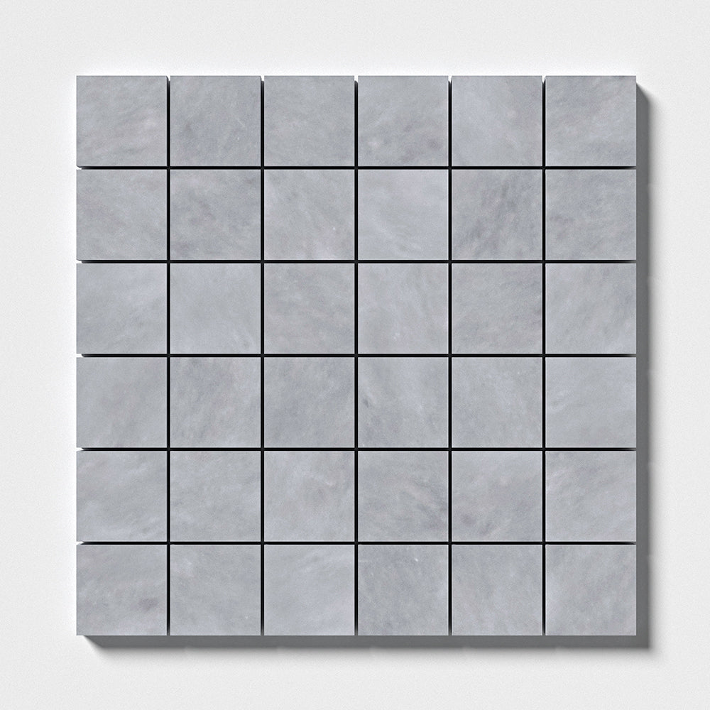 Bardiglio Light Honed 2x2 Marble Mosaic