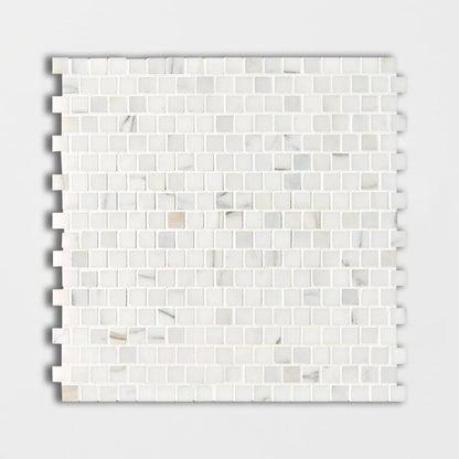 Calacatta Gold Polished 5/8x5/8 Marble Mosaic