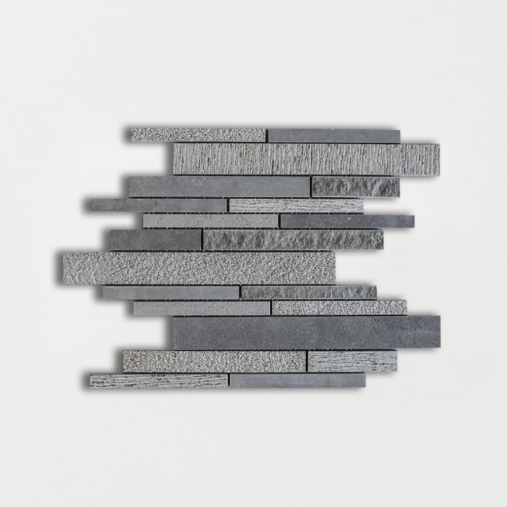 Basaltina Multi Finish Split Face Basalt Mosaic