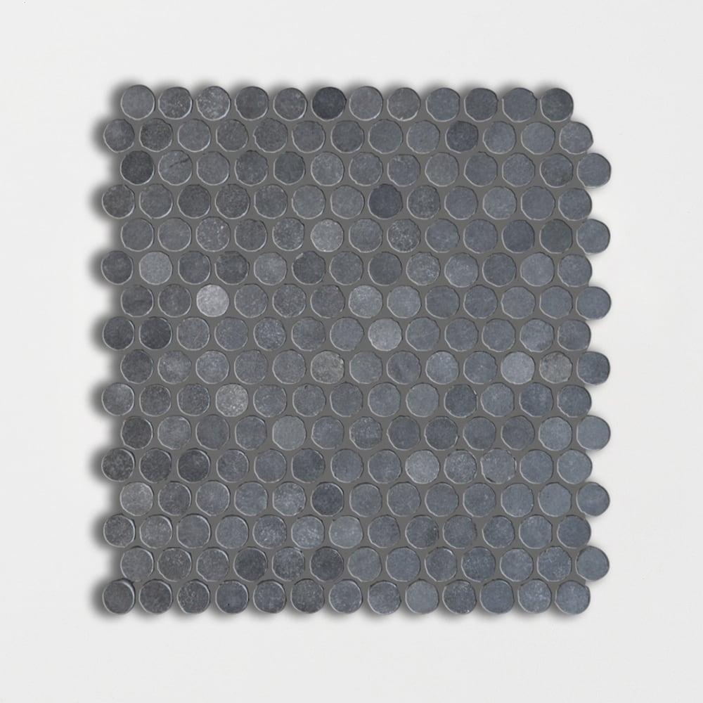 Basaltina Honed Penny Round Basalt Mosaic