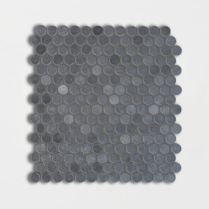 Basaltina Honed Penny Round Basalt Mosaic