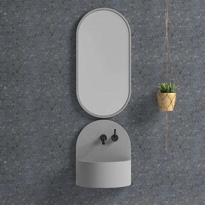 Basaltina Honed Penny Round Basalt Mosaic