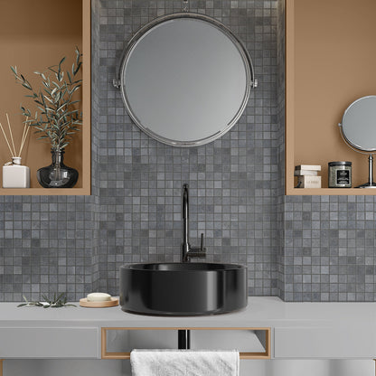 Basaltina Honed 1x1 Basalt Mosaic