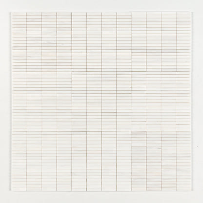 Bianco Dolomiti Honed 5/8x3 Marble Mosaic