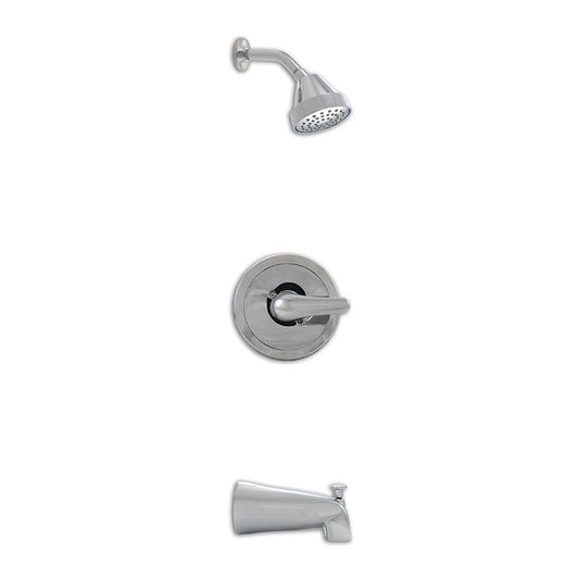 MSI 1handle shower tub faucet with valve 608 chrome FAU S1HCR6104 608 6