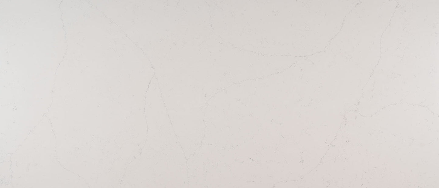 MSI Alabaster White® Premium Quartz Prefabricated Countertop - Island