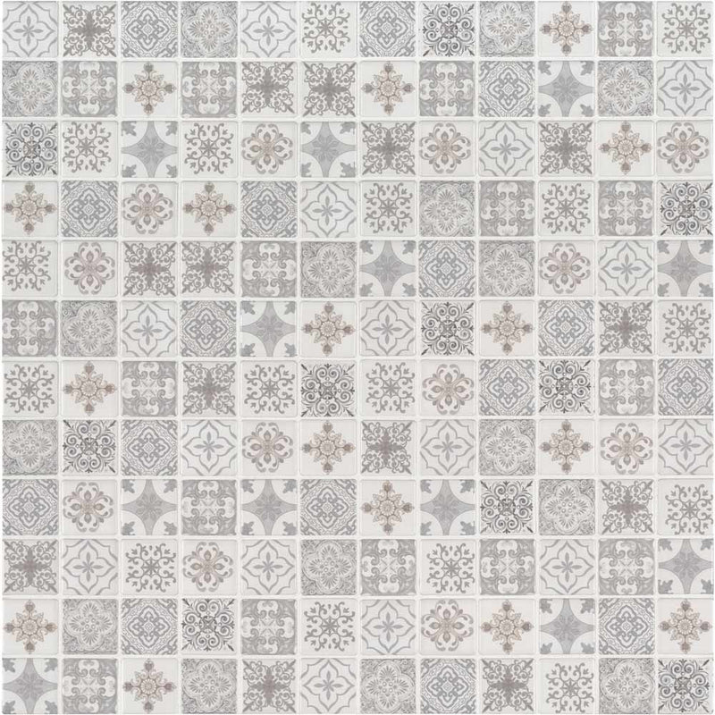 MSI-Anya-blanco-encaustic-11.81X11.81-porcelain-mosaic-SMOT-PT-ANYBLA6MM-multiple-tiles-top-view