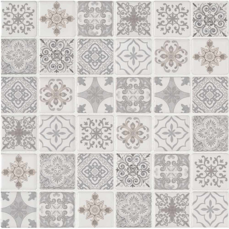 MSI-Anya-blanco-encaustic-11.81X11.81-porcelain-mosaic-SMOT-PT-ANYBLA6MM-tile-top-view