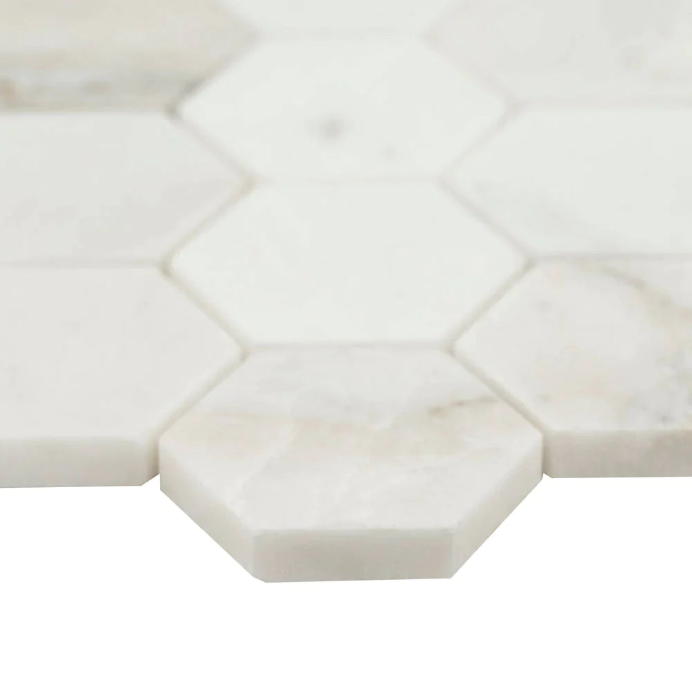 MSI-Arabescato-venato-white-11.73x12-marble-2-hexagon-honed-mosaic-tile-SMOT-ARAVEN-2HEXH-edge-view.