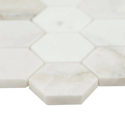 MSI-Arabescato-venato-white-11.73x12-marble-2-hexagon-honed-mosaic-tile-SMOT-ARAVEN-2HEXH-edge-view.