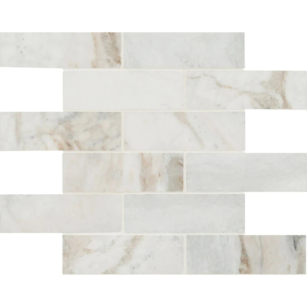 MSI-Arabescato-venato-white-2x6-honed-marble-subway-mosaic-tile-SMOT-ARAVEN-2X6H-top-view.