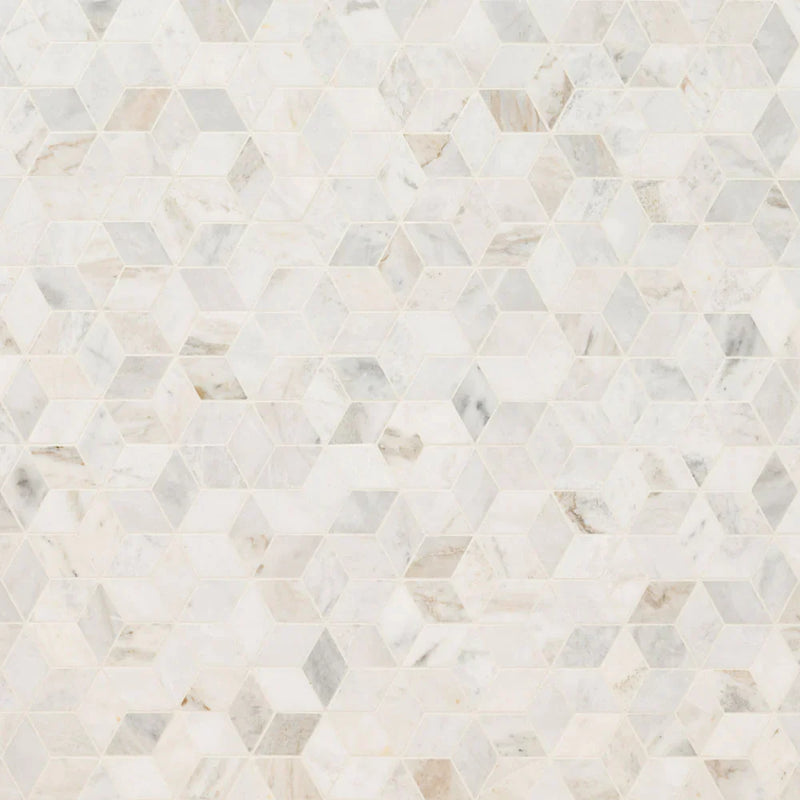 MSI-Arabescato-venato-white-cube-11.73x13.47-honed-marble-mosaic-tile-SMOT-ARAVEN-CUBEH-top-view-3.
