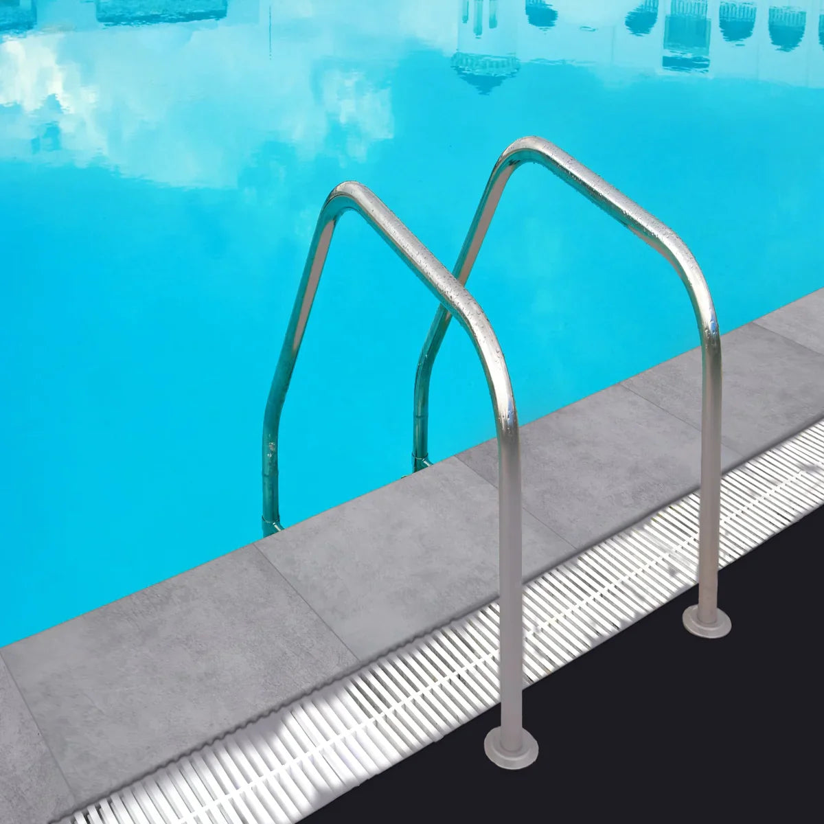 MSI Arterra Beton 13"x24" Matte Gray Porcelain Pool Coping