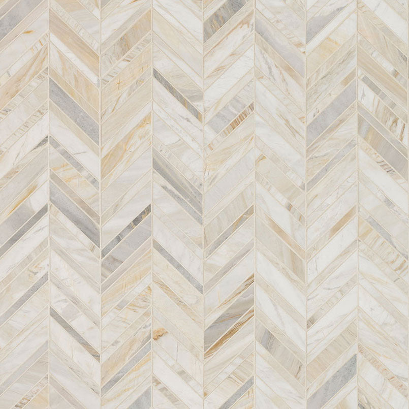 MSI-Athena-gold-chevron-11.81x11.81-honed-marble-mosaic-tile-SMOT-ATHGOL-CHEVH-multiple-tiles-top-view