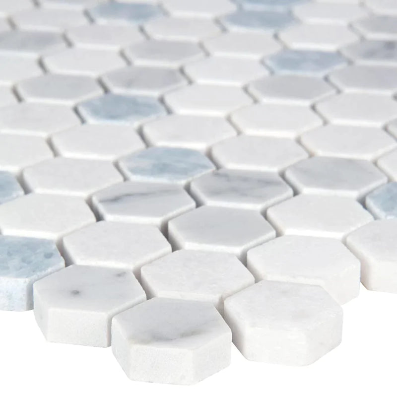 MSI-Azula-hexagon-11.61X11.81-polished-marble-mosaic-tile-SMOT-AZULA-1HEXP-edge-view.