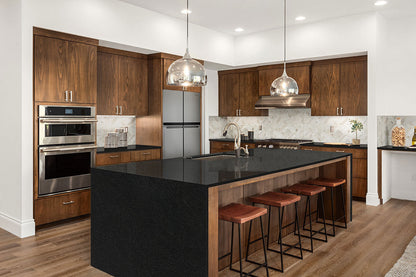 MSI Black Pearl Granite Prefabricated Countertop - Island