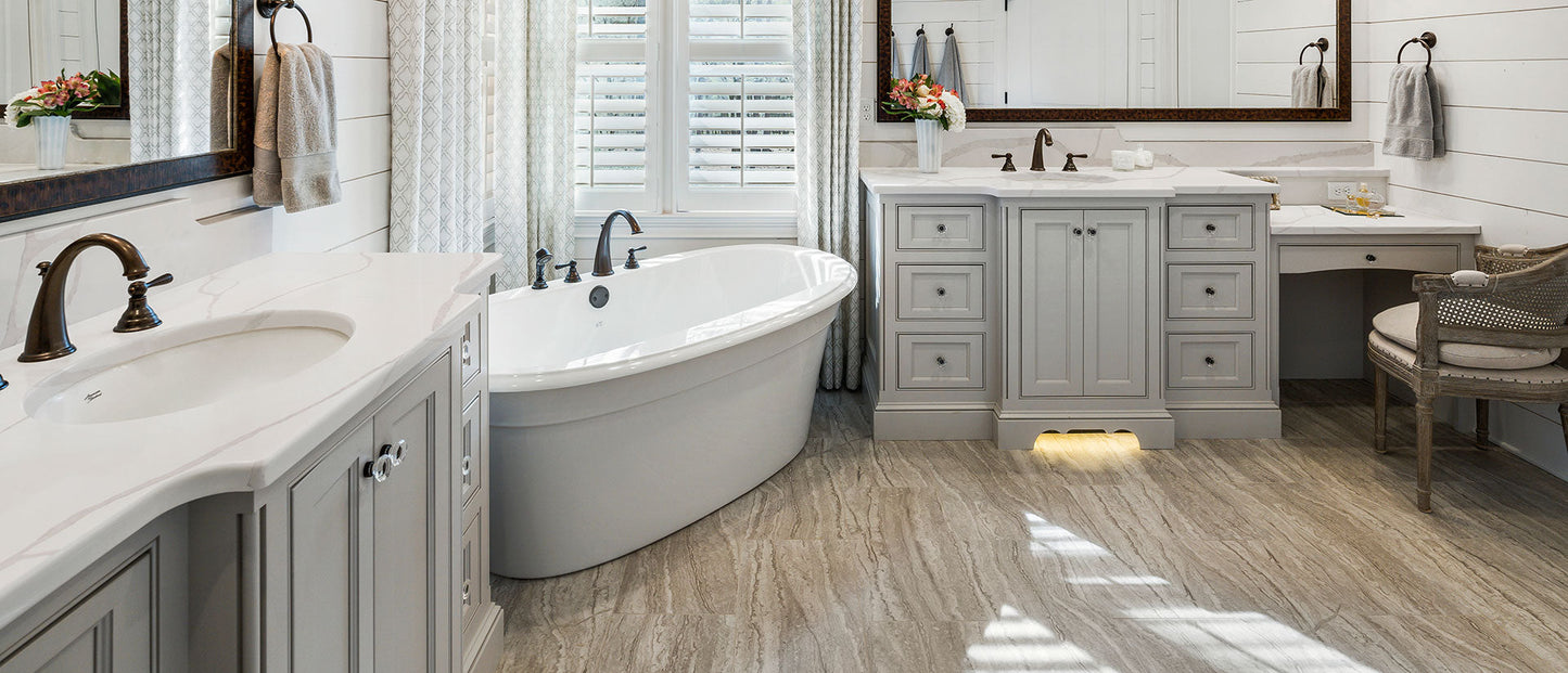 MSI Calacatta Classique® Premium Quartz Prefabricated Countertop - Island