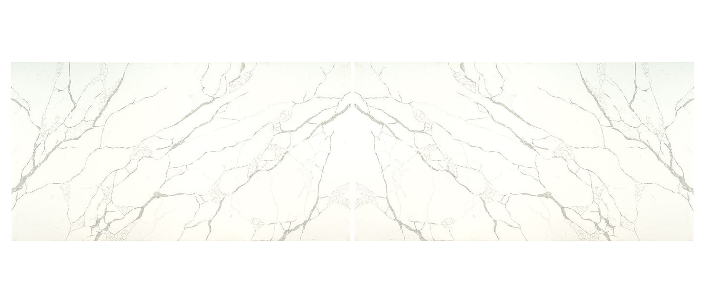 MSI Calacatta Laza® Premium Quartz Prefabricated Countertop - Island